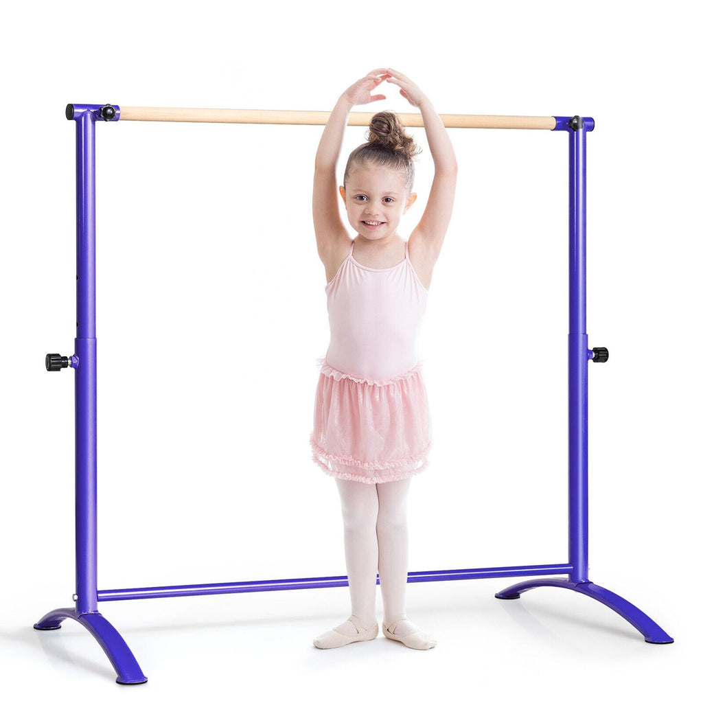 51 Inch Ballet Barre Bar with 4-Position Adjustable Height