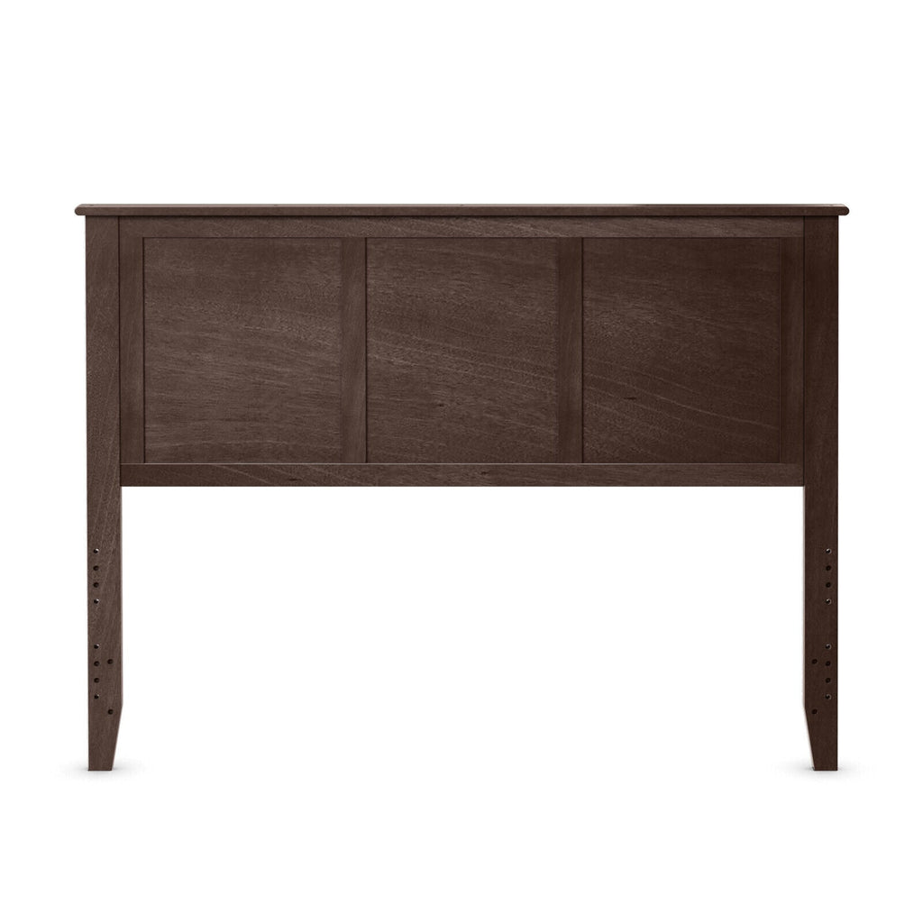 Full Wood Headboard Flat Panel with Pre-drilled Holes and Height Adjustment