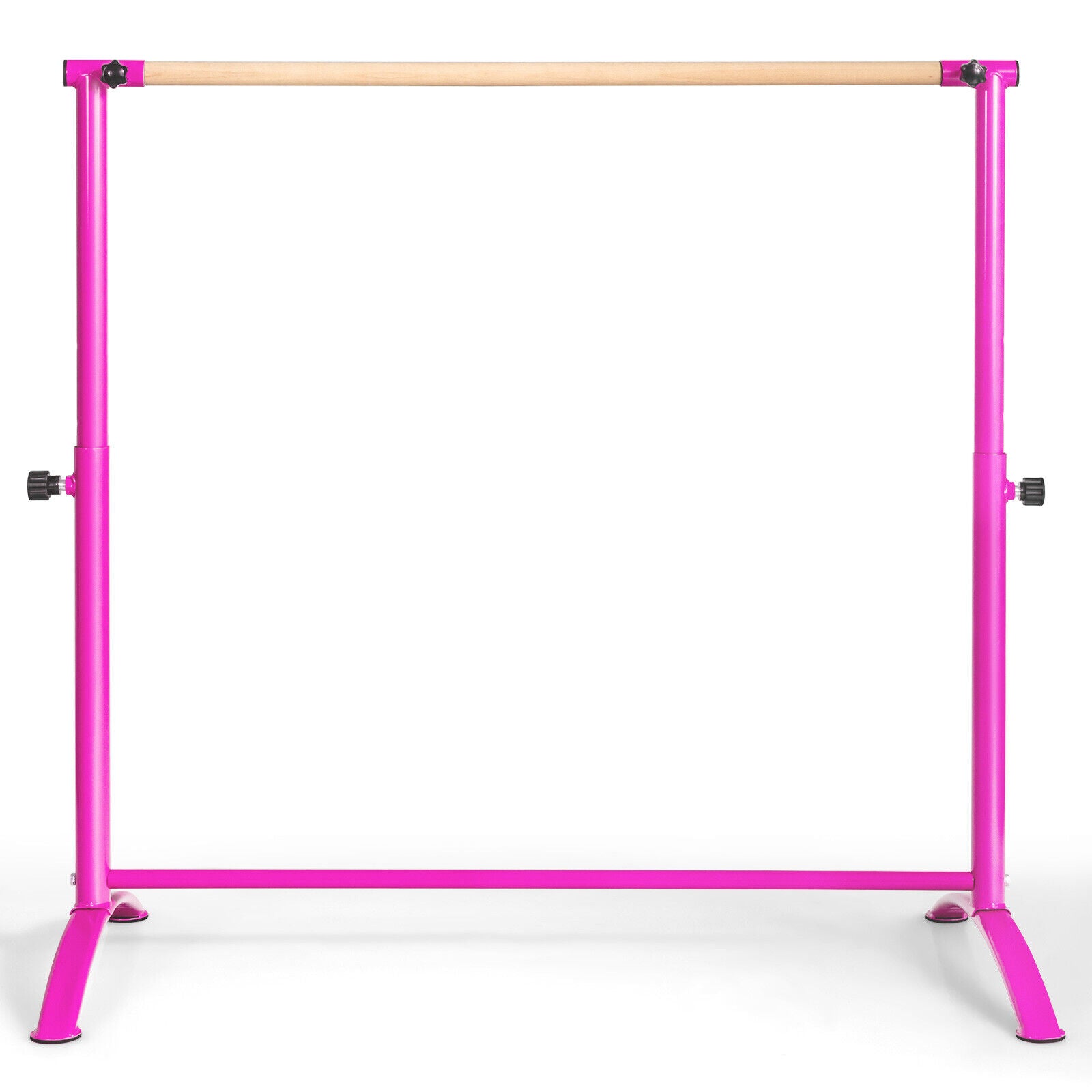 51 Inch Ballet Barre Bar with 4-Position Adjustable Height