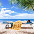 5-position Outdoor Folding Chaise Lounge Chair