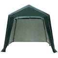 Outdoor Carport Shed with Sidewalls and Waterproof Ripstop Cover