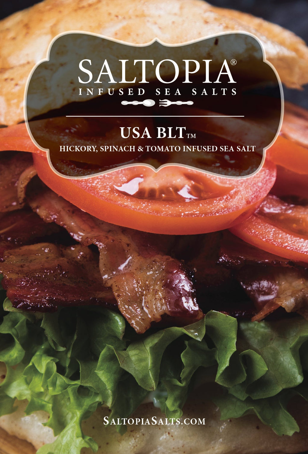 BLT Salt: BACON. LETTUCE. TOMATO.