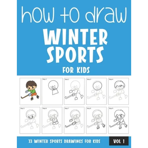 How to Draw Winter Sports for Kids - Vol 1 - Paperback