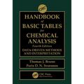 CRC Handbook of Basic Tables for Chemical Analysis: Data-Driven Methods and Interpretation - Paperback