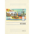 Vintage Lined Notebook Greetings from Daytona Beach, Florida - Paperback