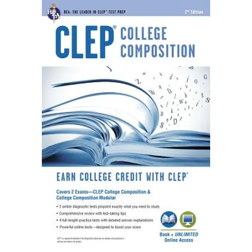 Clep(r) College Composition 2nd Ed., Book + Online - Paperback