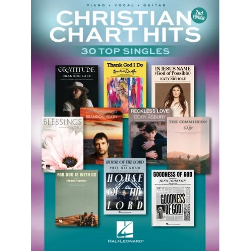 Christian Chart Hits - 2nd Edition: 30 Top Singles Arranged for Piano/Vocal/Guitar - Paperback