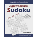 Jigsaw Samurai Sudoku: 500 Easy to Hard Jigsaw Sudoku Puzzles Overlapping into 100 Samurai Style - Paperback