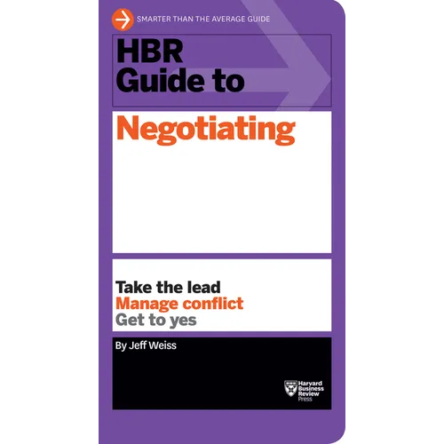 HBR Guide to Negotiating - Paperback