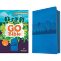 NLT Go Bible for Kids (Leatherlike, Blue Mountains): A Life-Changing Bible for Kids - Imitation Leather