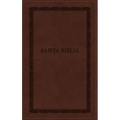 Rvr60, Santa Biblia, Tierra Santa, Letra Grande, Leathersoft, Café, Con Cierre, Palabras de Jesús En Rojo, Comfort Print - Imitation Leather