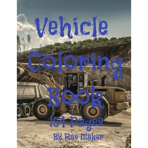 Vehicle Coloring Book - Paperback