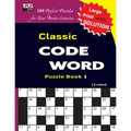 Classic CODE WORD Puzzle Book - Paperback