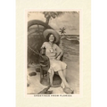 Vintage Lined Notebook Greetings from Florida, Woman in Chair with Gator - Paperback
