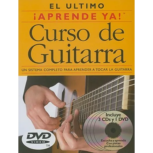 Aprende Ya! Curso de Guitarra: 3 Books/3 Cds/1 DVD Boxed Set [With 3 CDs and DVD] - Paperback