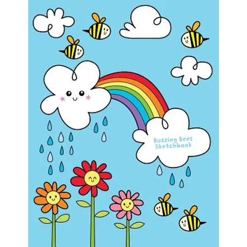Buzzing Bees Sketchbook: Jumbo Drawing Pad For Sketching, Doodling And Coloring - Paperback