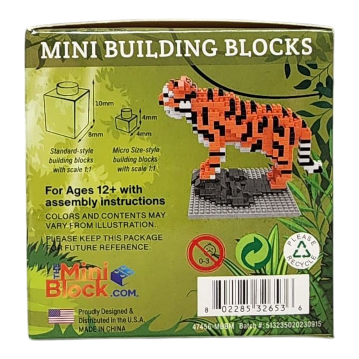 Mini Building Blocks - Tiger