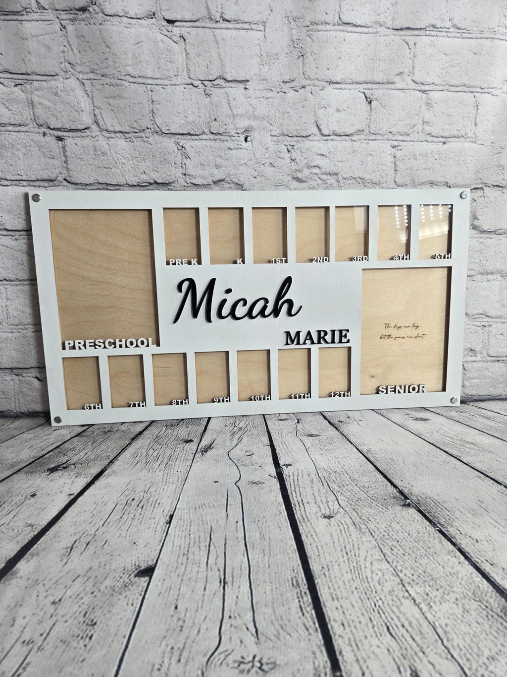 School Years Photo Frame PreSchool & PreK
