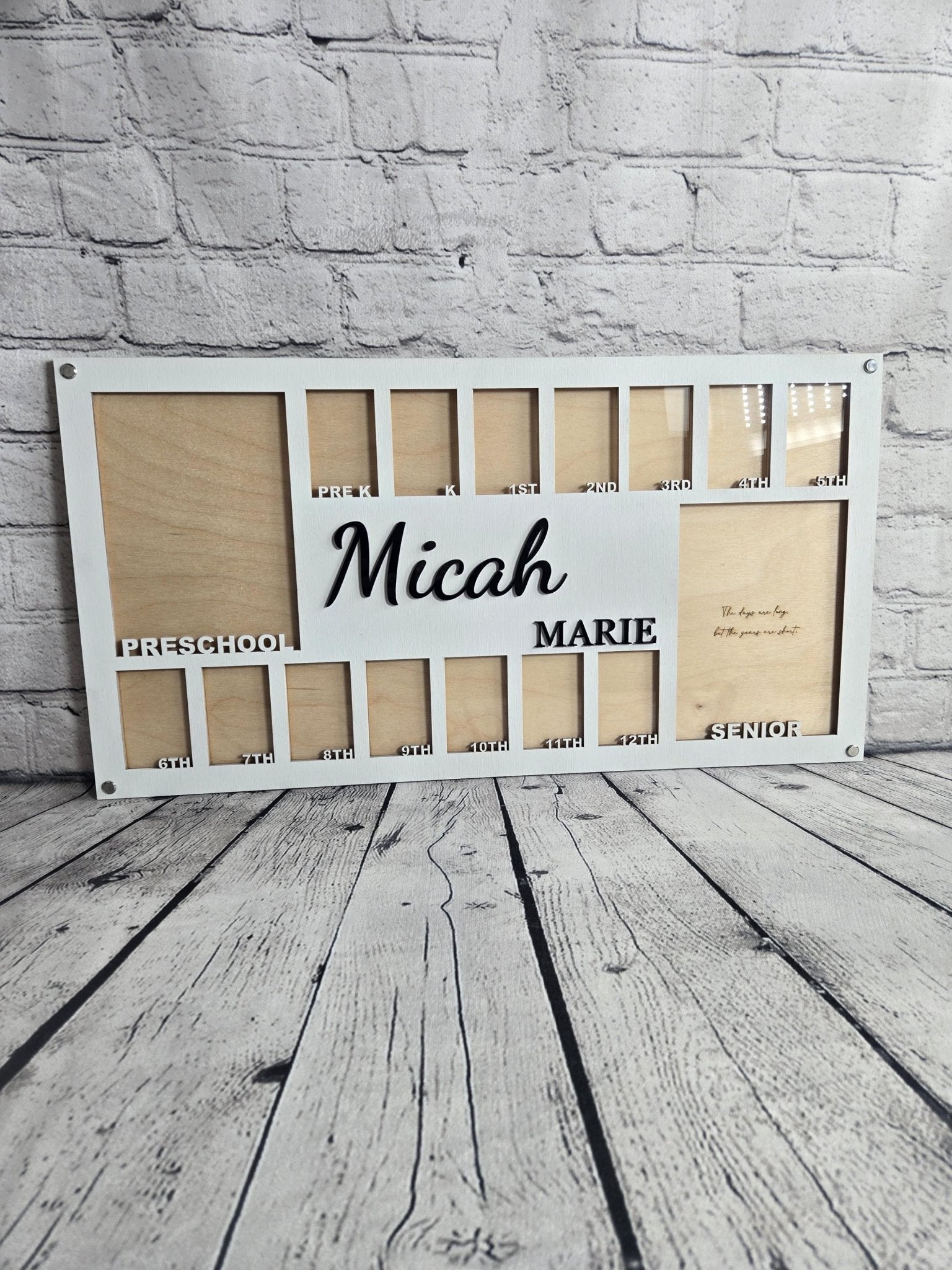 School Years Photo Frame PreSchool & PreK