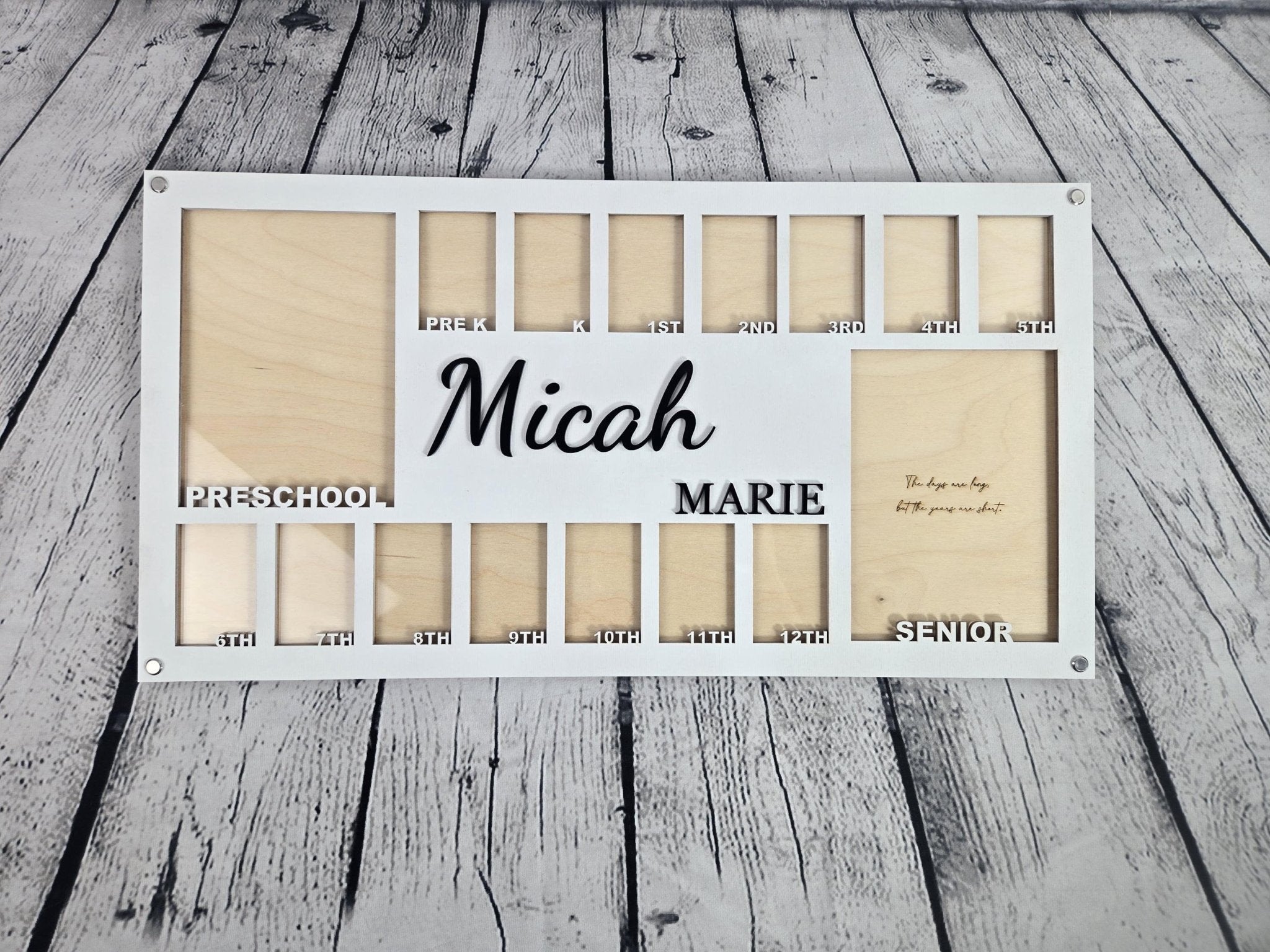 School Years Photo Frame PreSchool & PreK