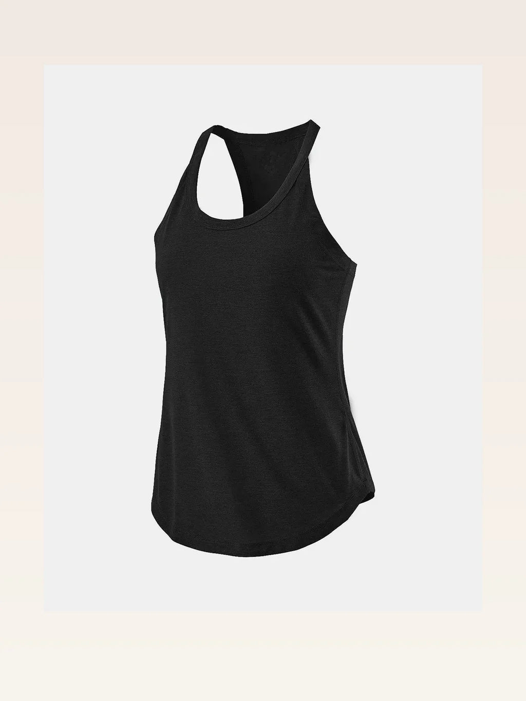 Scoop Neck Racerback Active Tank Top