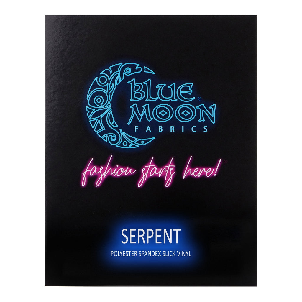 Serpent Polyester spandex Slick Vinyl Color Card | Blue Moon Fabrics