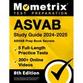 ASVAB Study Guide 2024-2025 - 5 Full-Length Practice Tests, ASVAB Prep Book Secrets, 200+ Online Videos: [8th Edition] - Paperback