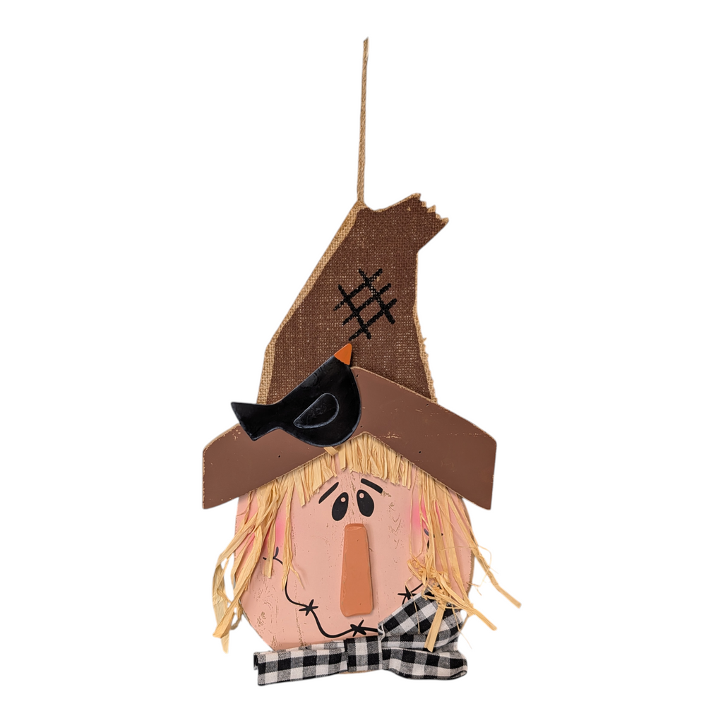 Harvest Scarecrow Wall Décor – Sixteen by Nine and a Half Inches