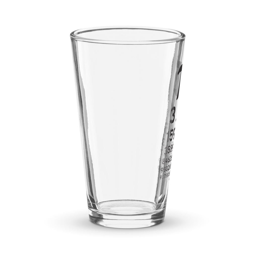 PI Chart Shaker pint glass