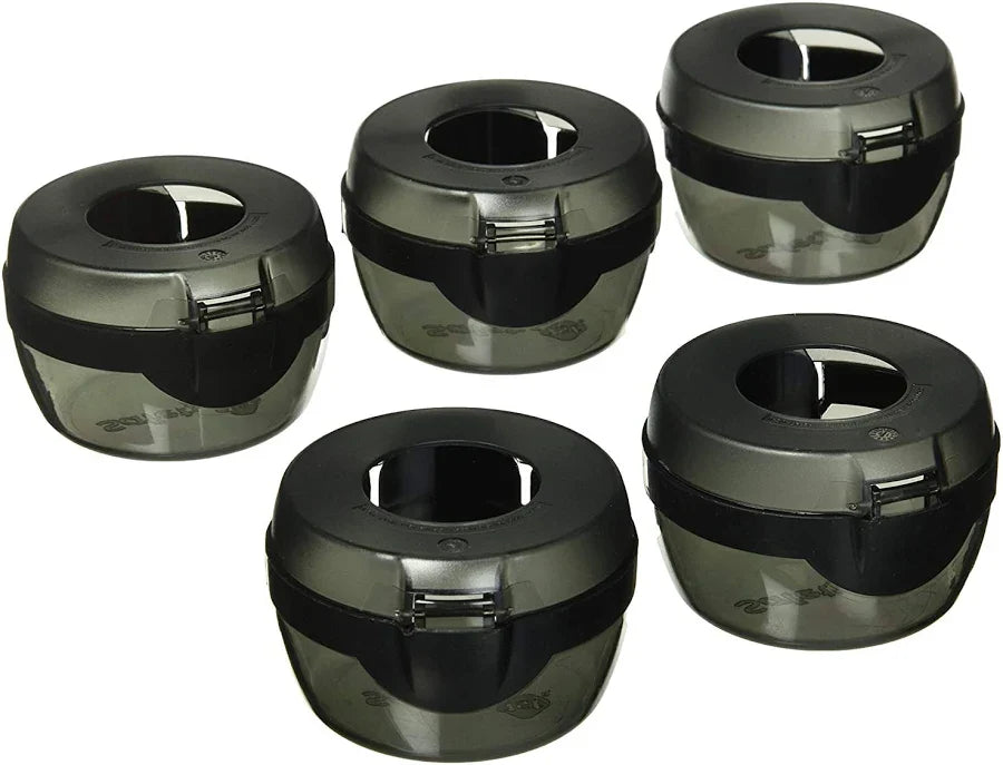STOVE KNOB COVERS 5PK -Charcoal