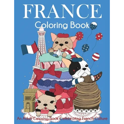 France Coloring Book - Paperback