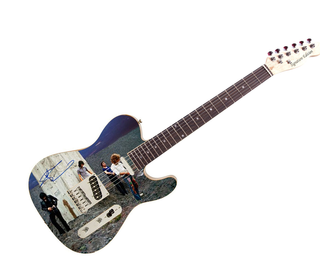 The Who Signed Autographed Custom Photo Graphics Guitar ACOA