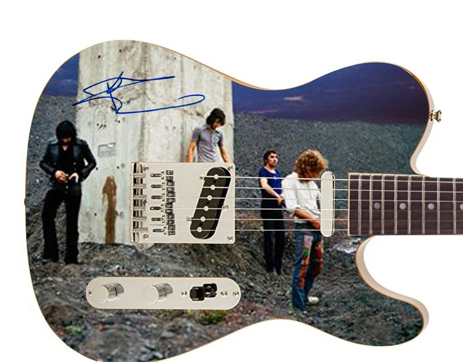 The Who Signed Autographed Custom Photo Graphics Guitar ACOA