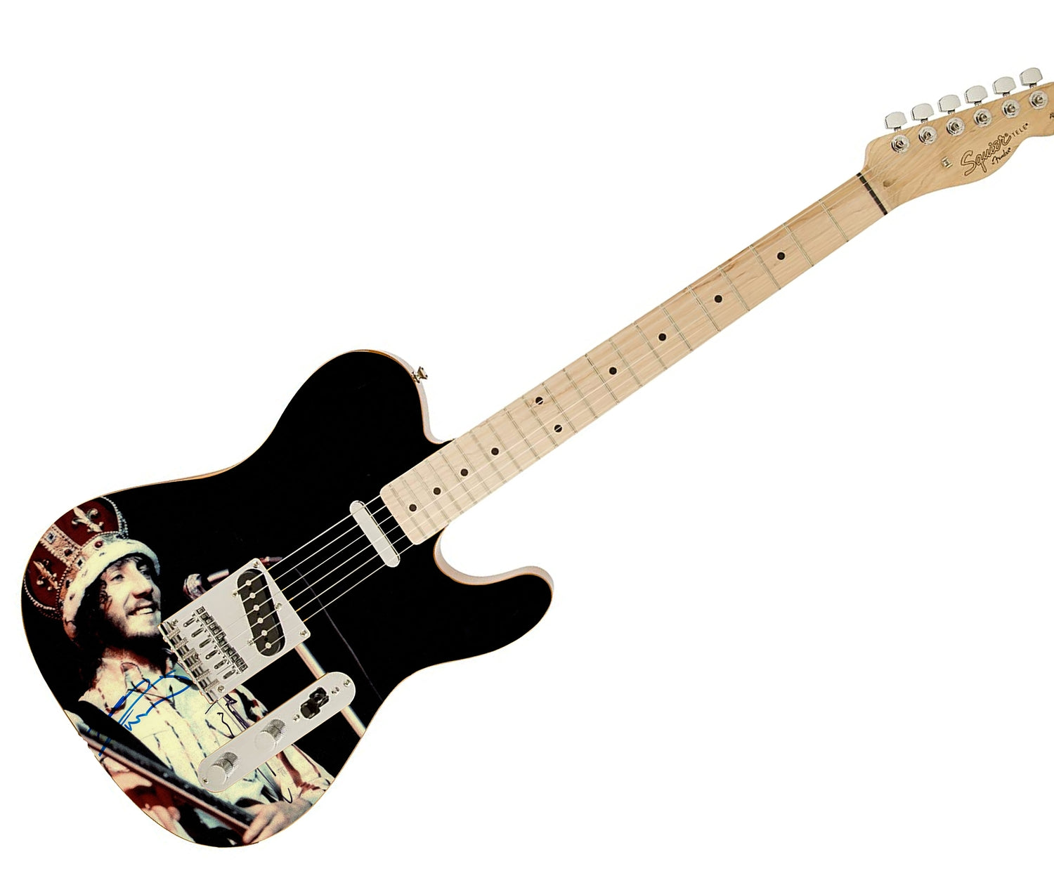 The Who Pete Townshend Signed Autographed Young Photo Graphics Fender Guitar