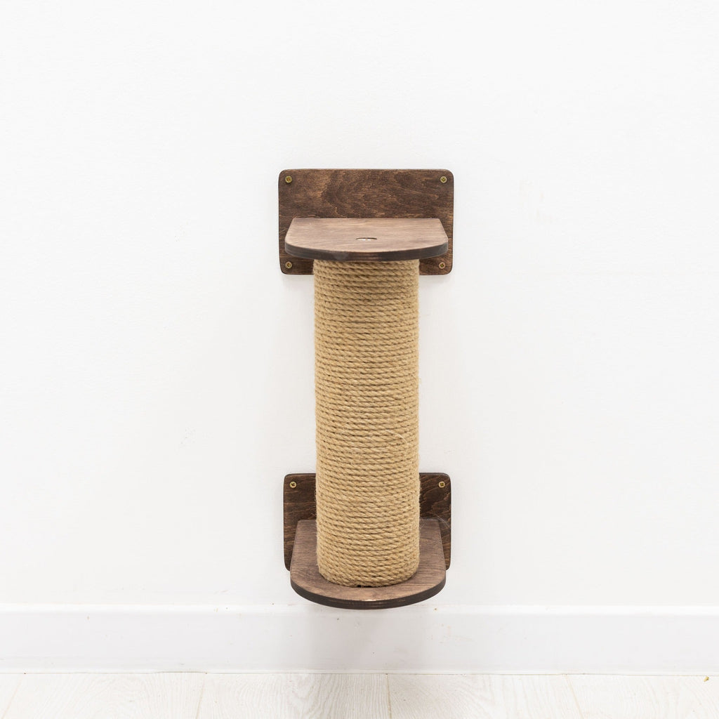 Small Cat Tree – Dark Walnut