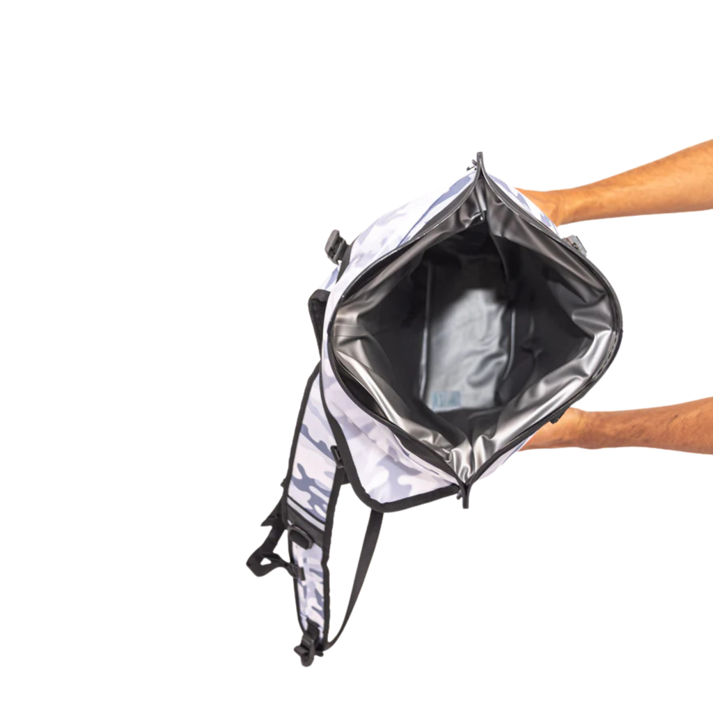 Waterproof Floating Backpack Cooler - Snow Camo