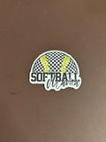 Softball Mama Checker UV Printed Patch