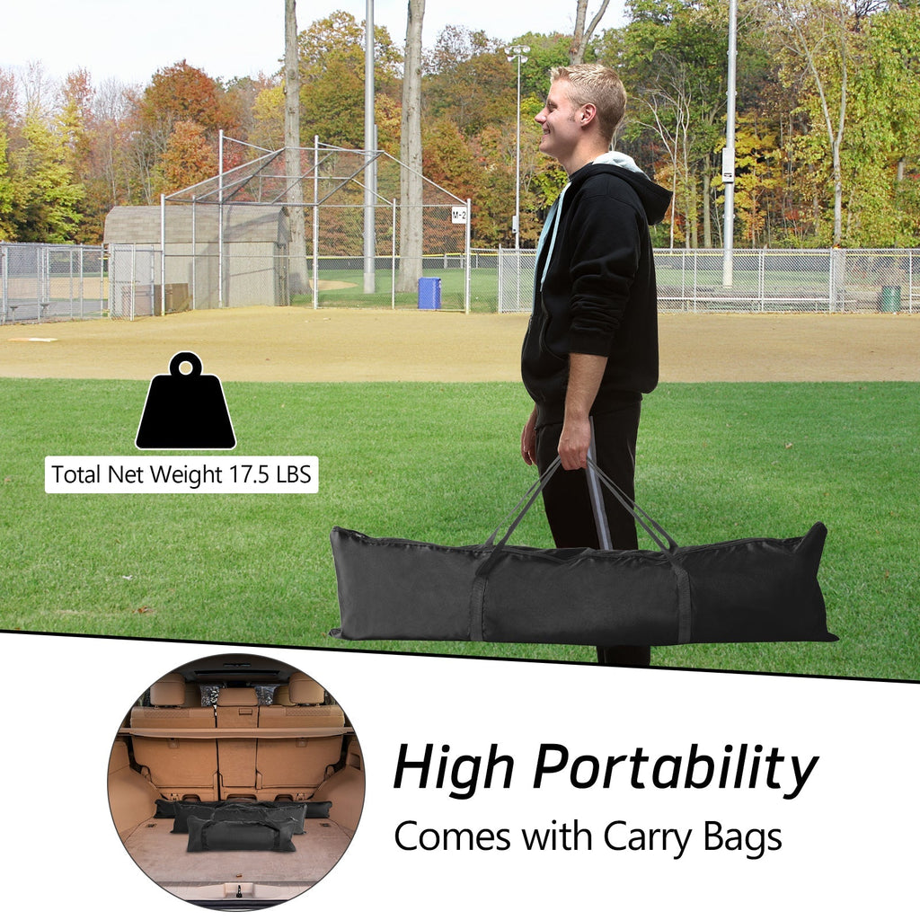 Portable Practice Net Kit with 3 Carrying Bags