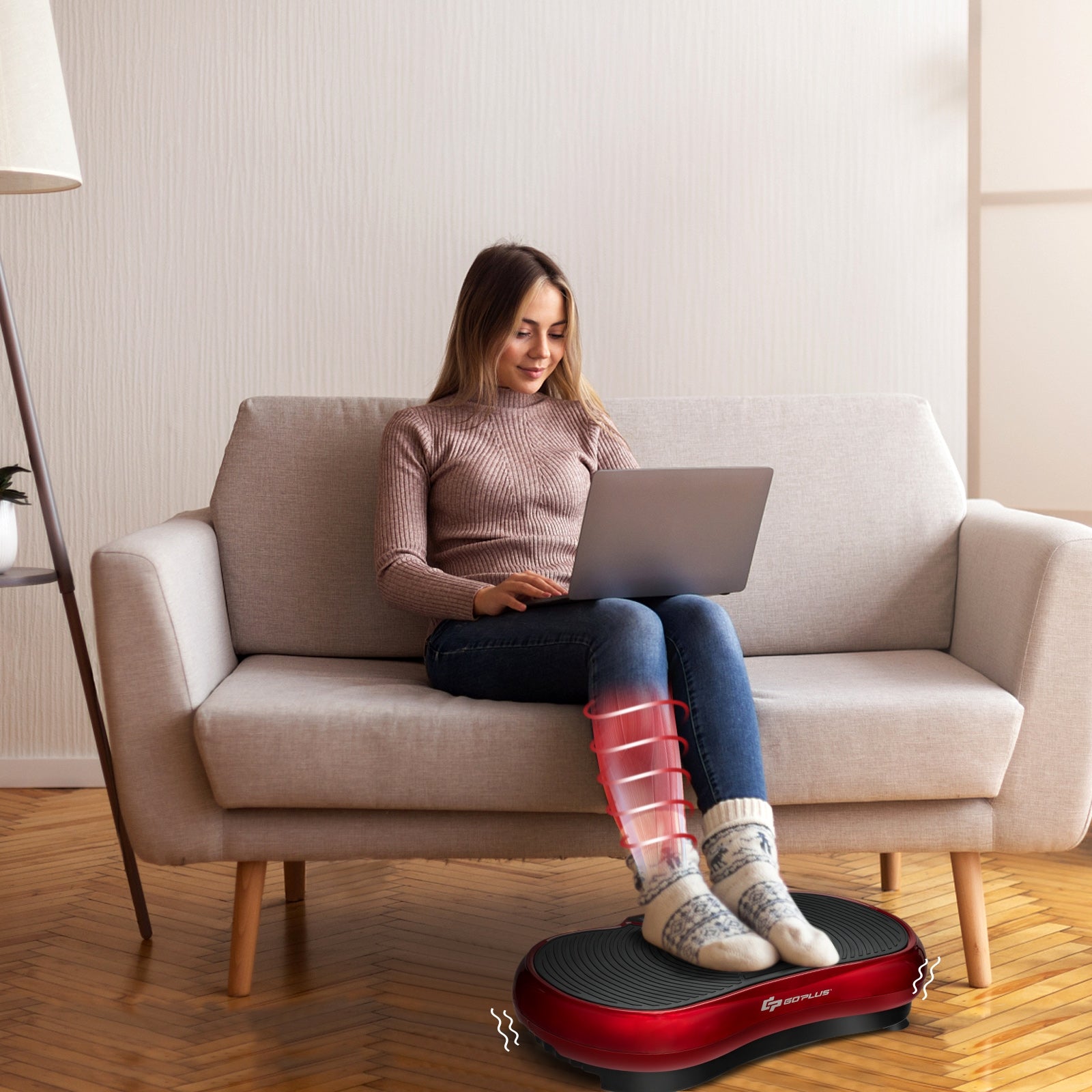 3D Vibration Plate Fitness Machine with Remote Control