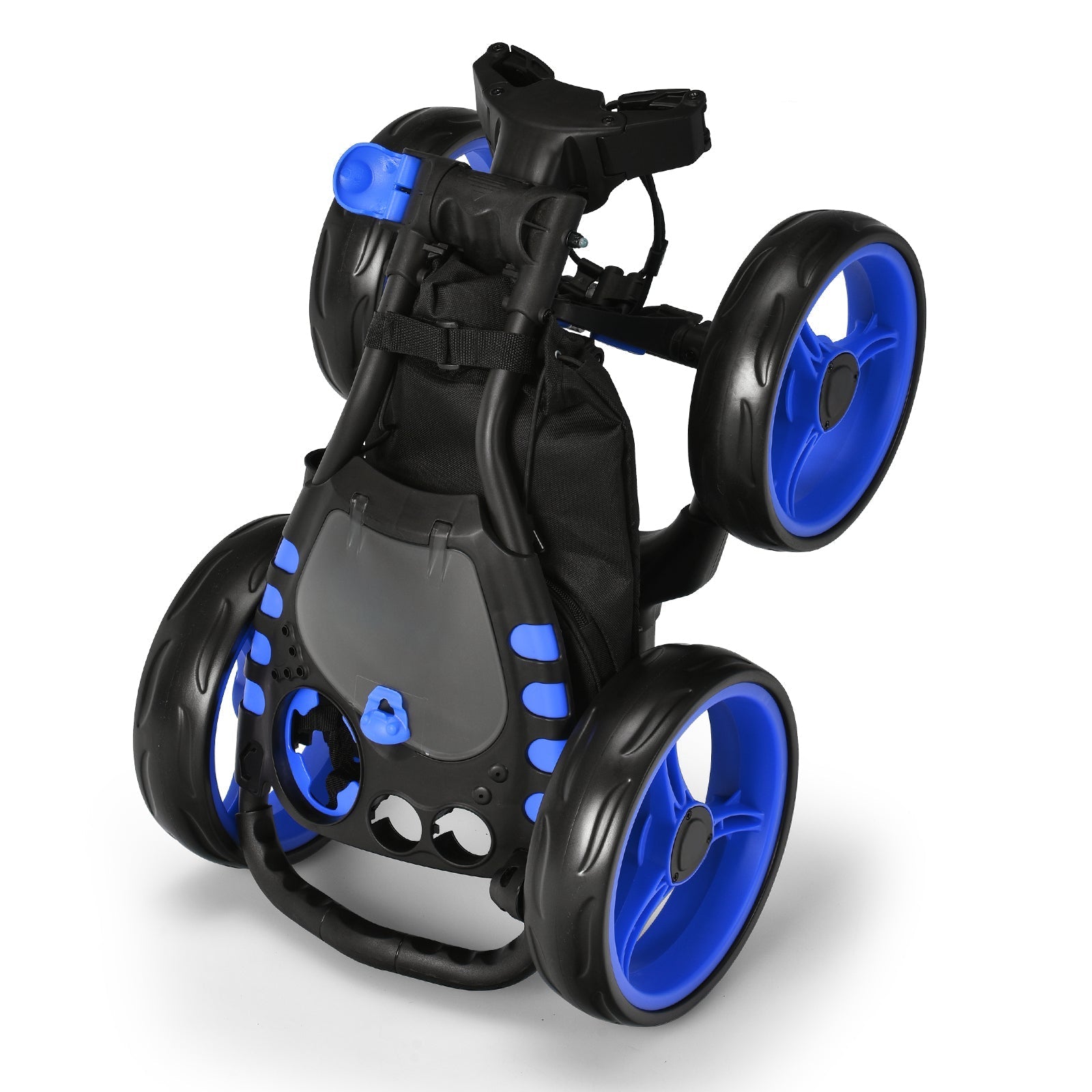 Golf Push Pull Cart with Foot Brake