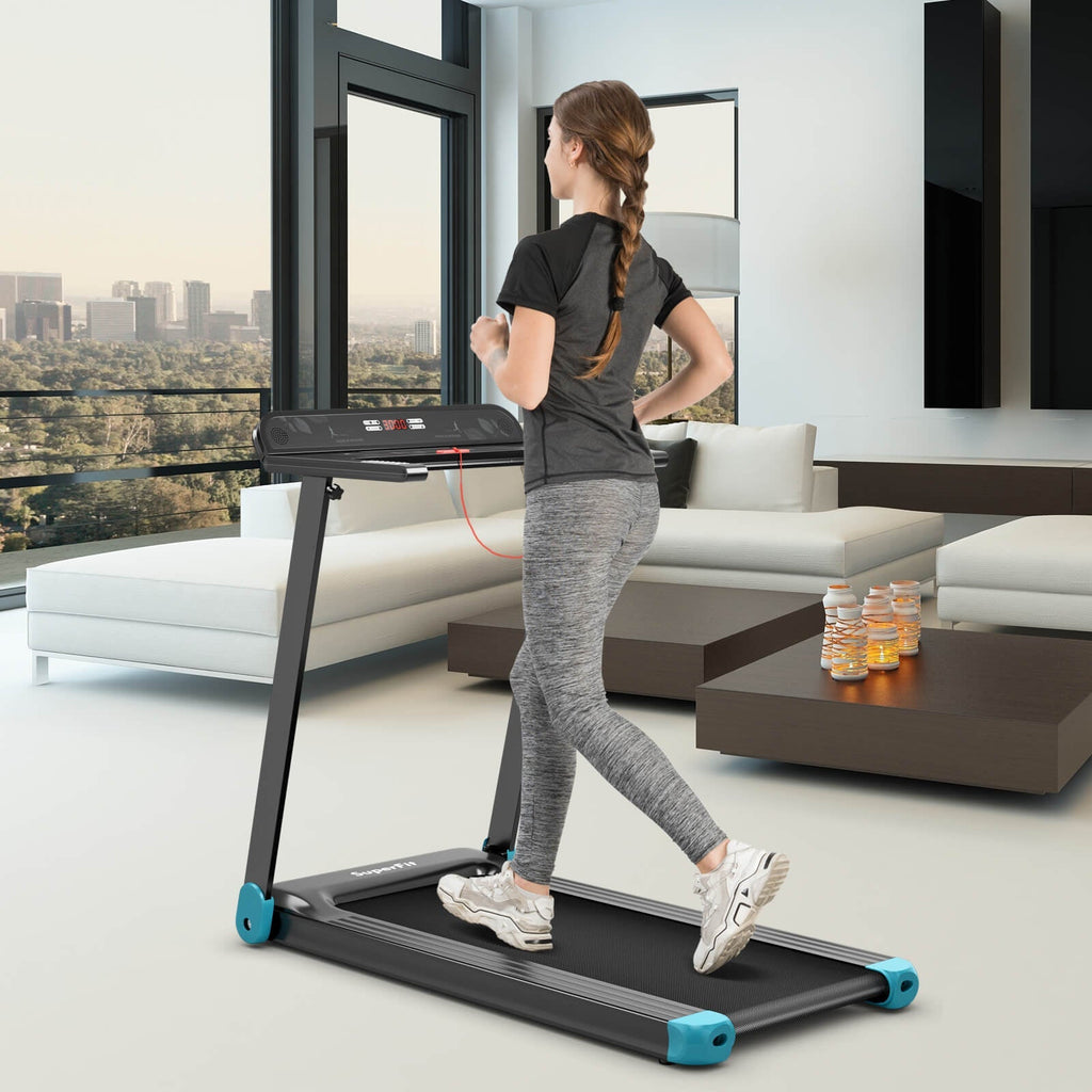 Folding Electric Compact Walking Treadmill with APP Control Speaker