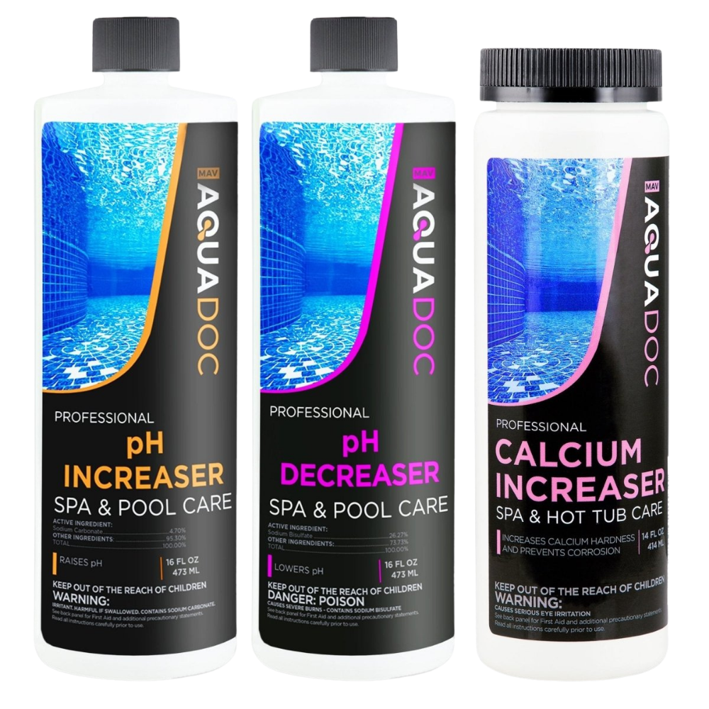 Spa Balancer Kit - pH Increaser + pH Decreaser + Calcium Increaser