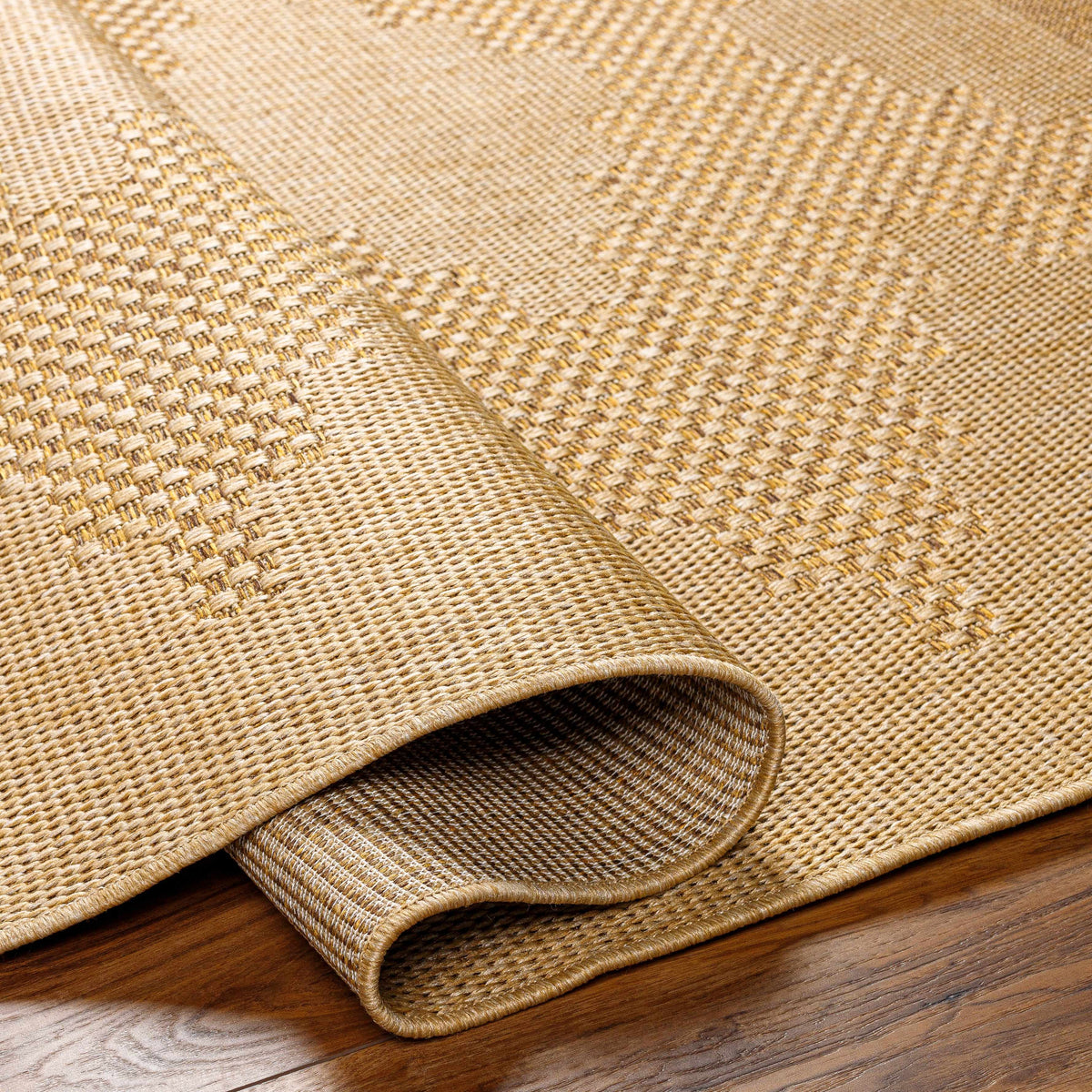 Colum Flatweave Faux Jute Outdoor Rug