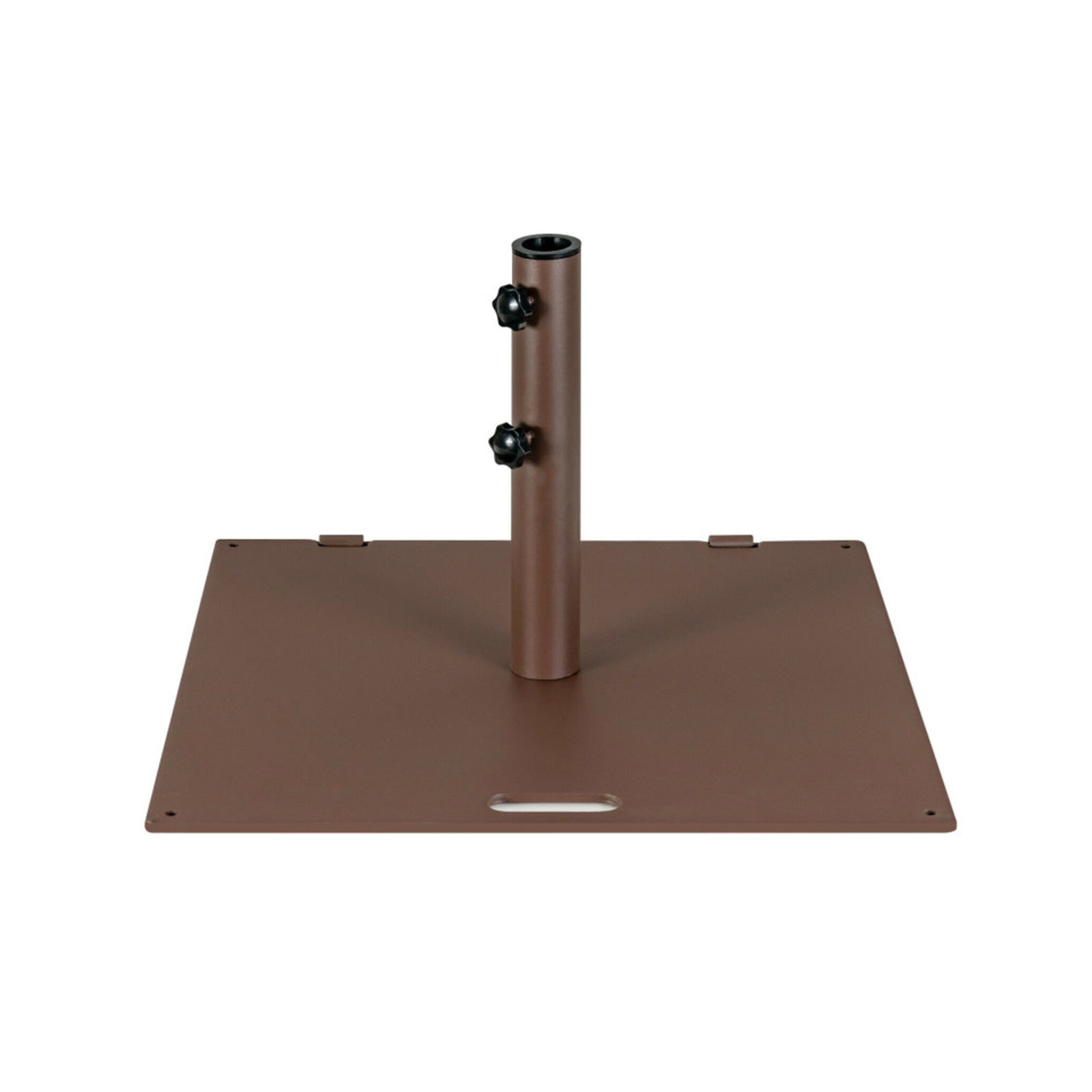 24 Inch Square Patio Umbrella Base 50 LBS Weighted