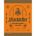 Blackletter and Old English Lettering Reference Book - Paperback