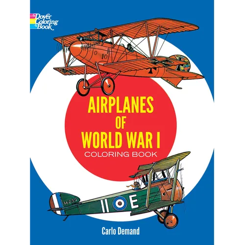 Airplanes of World War I Coloring Book - Paperback
