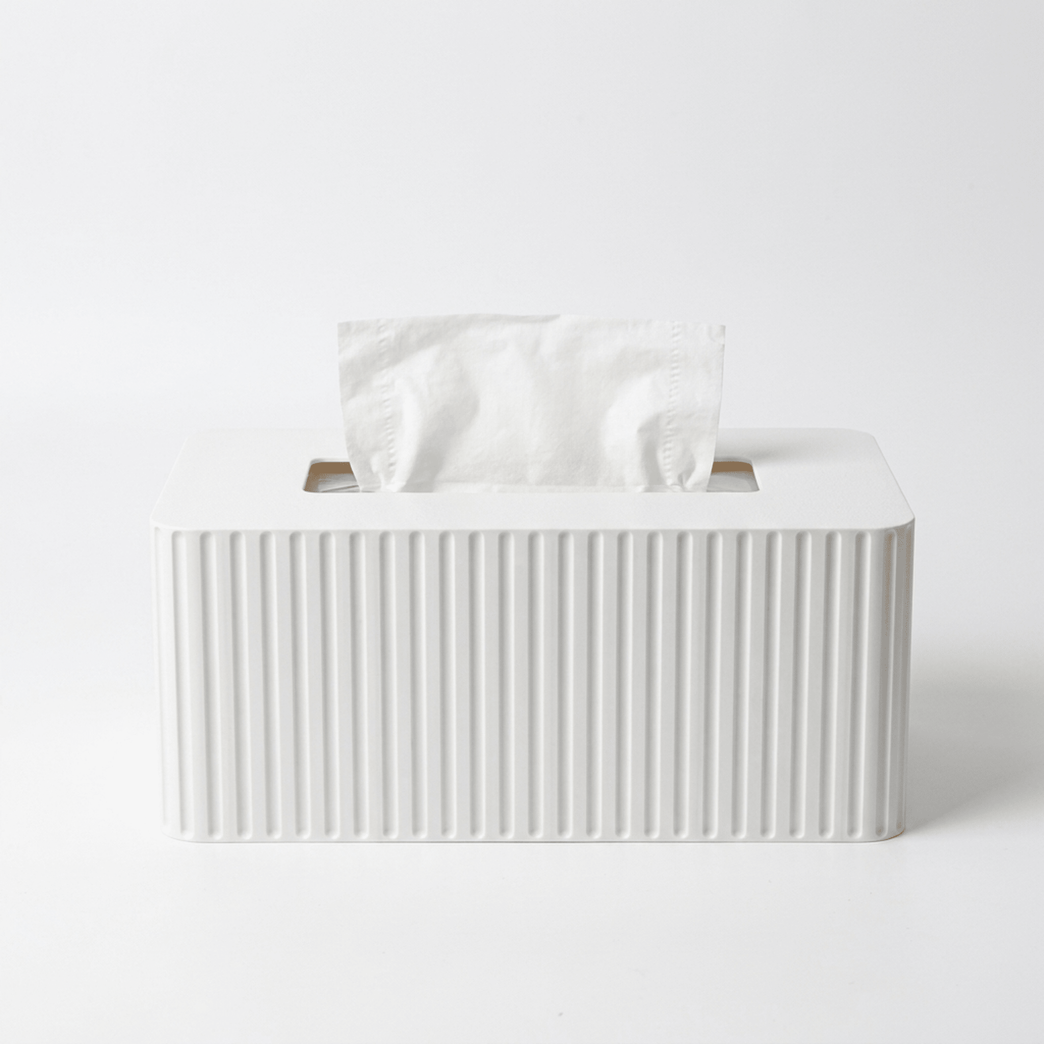 Rectangular Fluted Kleenex Box Cover