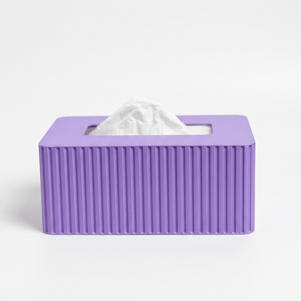 Rectangular Fluted Kleenex Box Cover
