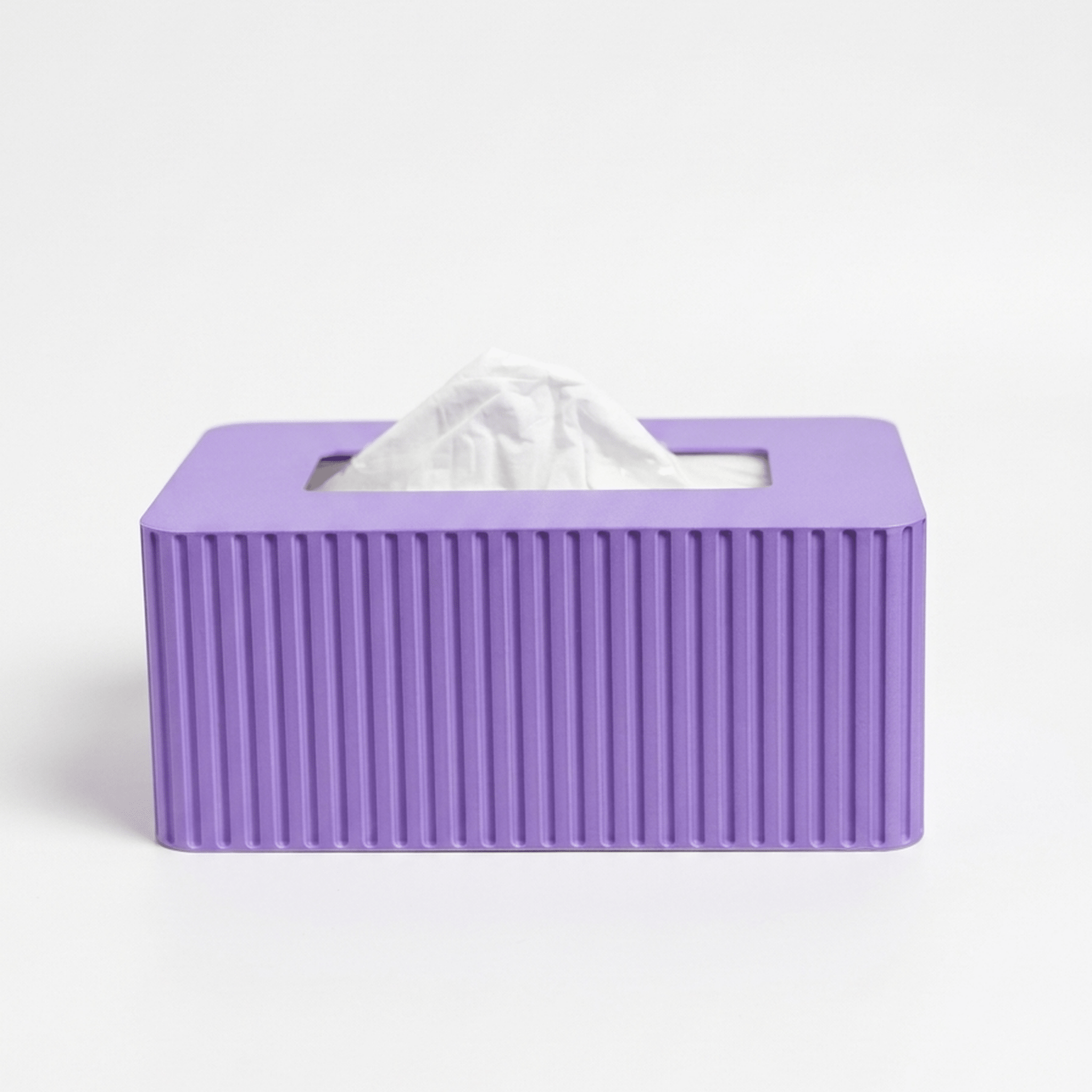 Rectangular Fluted Kleenex Box Cover
