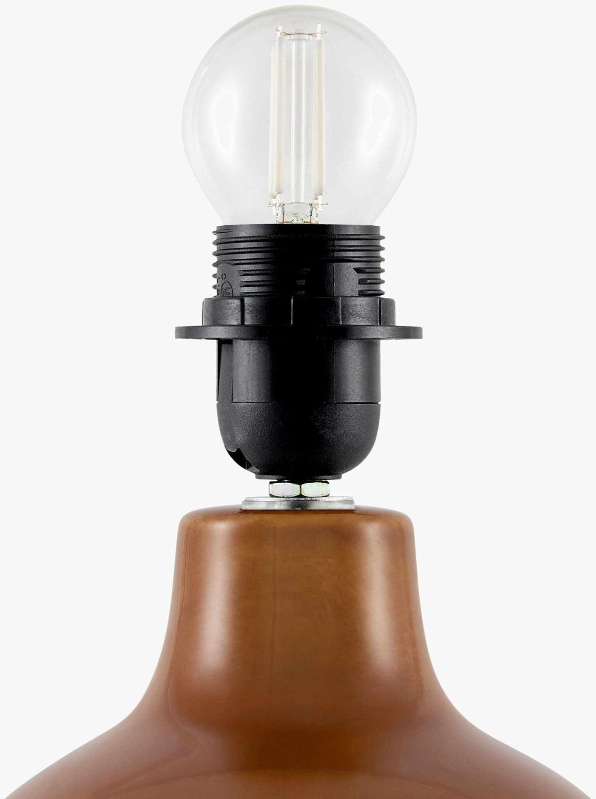 Wokila Tan Solid Ceramic Table Lamp